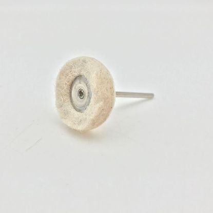 Picture of Felt Wheel 1 Inch, with 3/8 Inch Mandrel