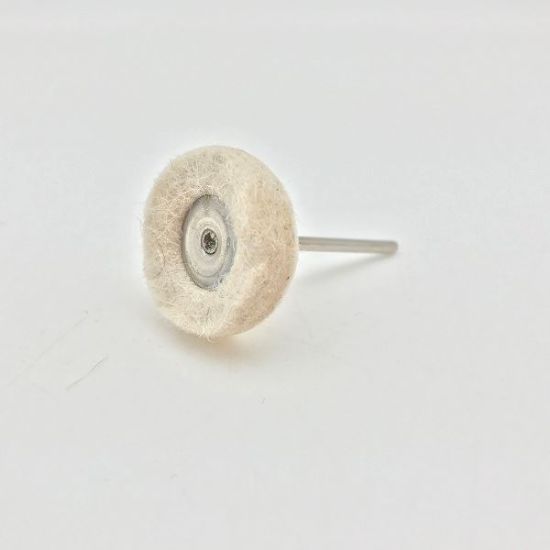 Picture of Felt Wheel 1 Inch, with 3/8 Inch Mandrel