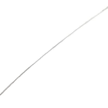 Picture of Sterling Silver Box Chain 22 Inch x 0.70mm. Made in Italy