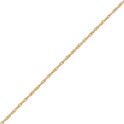 Picture of Gold Filled Rope Chain 1.35mm 18"