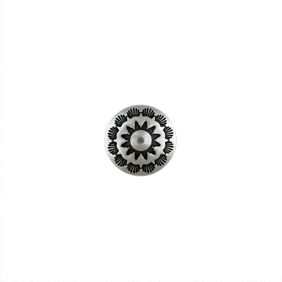 Picture of Nickel Silver Sunrise 12mm Concho with Loop