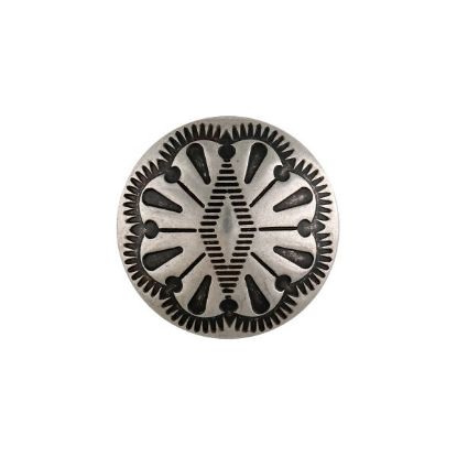 Picture of Nickel Silver Diamond 25mm Concho with Loop