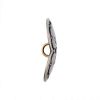Picture of Nickel Silver Butterfly Heart 30mm Concho with Loop