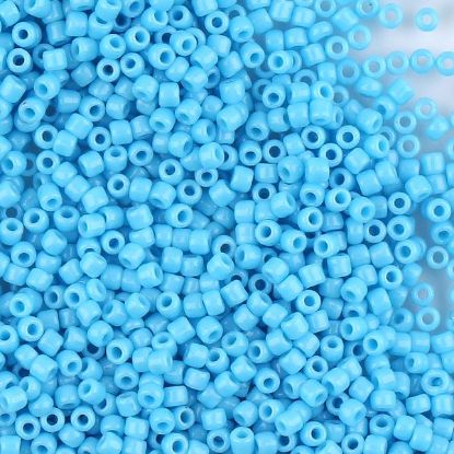 Picture of Opaque Light Blue Seed Bead #413 / Size 11<br />Approximately 25 Grams