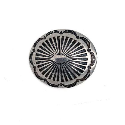Picture of Nickel Silver Traditional 29x34mm Concho with Loop