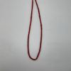 Picture of Block Red with Black Matrix Heishi Beads 4-5mm, 24" Strand