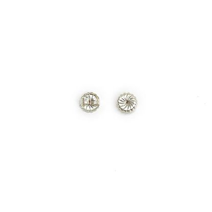 Picture of Sterling Silver Large Rosette Ear Clutch .038 Inch