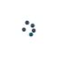 Picture of Imitation Multi-Teal Opal, Round Cabochon, 4mm