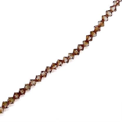 Picture of Preciosa Bi-Cone, Celsian Glass 4mm Beads, 5" Strand