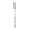 Picture of Crystal Lane 6x8mm Opaque White Aurora Borealis Rondelle, 2 Strand 7" Strands