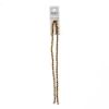 Picture of Crystal Lane 3x4mm Opaque Gold Iris Rondelle, 2 Strand 7" Strands