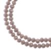 Picture of Crystal Lane 3x4mm Opaque Grey Rondelle, 2 Strand 7" Strands