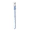 Picture of Crystal Lane 3x4mm Opaque Periwinkle Rondelle, 2 Strand 7" Strands