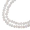 Picture of Crystal Lane 3x4mm Opaque White Matte Aurora Borealis Rondelle, 2 Strand 7" Strands