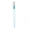 Picture of Crystal Lane 3x4mm Transparent Blue Aurora Borealis Rondelle, 2 Strand 7" Strands