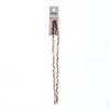 Picture of Crystal Lane 3x4mm Transparent Crystal with Half Copper Iris Rondelle, 2 Strand 7" Strands