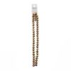 Picture of Crystal Lane 8x10mm Opaque Gold Iris Rondelle, 2 Strand 7" Strands