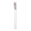 Picture of Crystal Lane 8x10mm Opaque White Matte Rondelle, 2 Strand 7" Strands