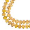 Picture of Crystal Lane 8x10mm Transparent Topaz Aurora Borealis Rondelle, 2 Strand 7" Strands