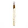 Picture of Crystal Lane 8x10mm Transparent Topaz Aurora Borealis Rondelle, 2 Strand 7" Strands