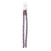 Picture of Crystal Lane 8x10mm Opaque Purple Iris Rondelle, 2 Strand 7" Strands