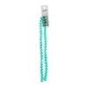 Picture of Crystal Lane 8x10mm Transparent Dark Green Aurora Borealis Rondelle, 2 Strand 7" Strands