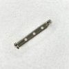Picture of Nickel Plated Pin Back with Safety Catch, 1-1/2" - Sold in Packages of 10