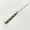 Picture of Nickel Plated Pin Back with Safety Catch, 1-1/2" - Sold in Packages of 10