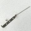 Picture of Nickel Silver Pin Backs With Bail 1 1/2"<br />10 Pin Backs