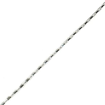 Picture of Sterling Silver Long Box Chain 18" x 1.2mm<br />Made in Italy