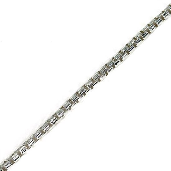 Picture of Sterling Silver Long Box Chain 24" x 3.2mm<br />Made in Italy