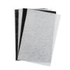 Picture of Good Felt, White & Black, 1.5mm, 5" x 8"