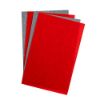 Picture of Good Felt, Red & Grey, 1.5mm, 5" x 8"