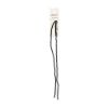 Picture of Crystal Lane 1.5x2.5mm Opaque Black Rondelle, 2 Strand 7" Strands