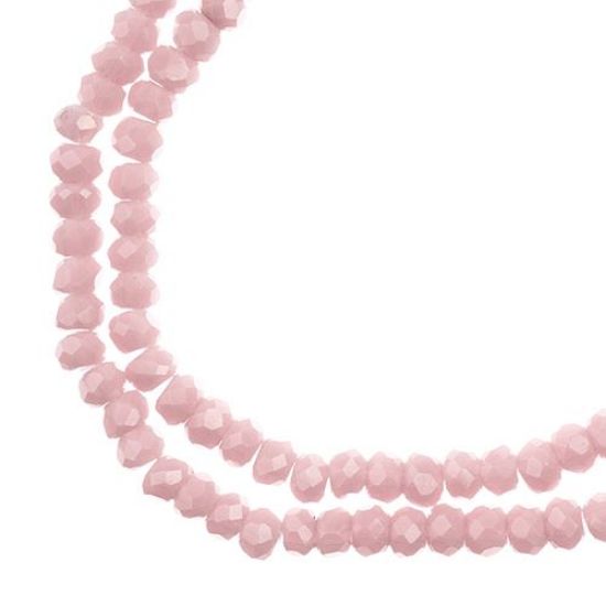 Picture of Crystal Lane 1.5x2.5mm Opaque Mauve Rondelle, 2 Strand 7" Strands