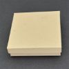 Picture of Oatmeal Groove Cotton Filled Gift Box, 3-1/2" W x 3-1/2 L x 1" H, Sold individually.