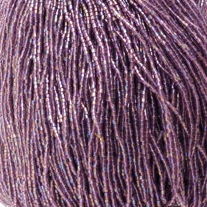 Picture of 2-Cut Size 10/0, Preciosa Czech Seed Bead, Transparent Light Purple Aurora Borealis, Sold by the Hank