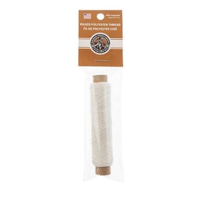 Picture of White Wax Poly Thread 75 Feet .015 Inch