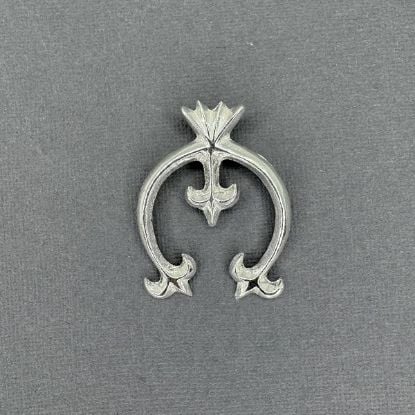 Picture of Sterling Silver "Laci" Sandcast Naja with hook