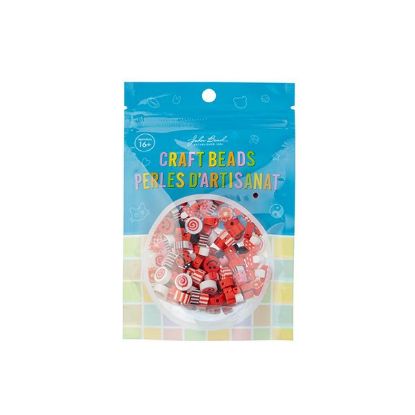 Picture of Craft Beads Bracelet Mix Shapes, Red