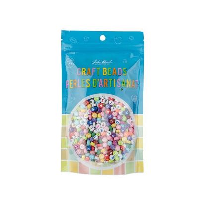 Picture of Craft Beads Mix Numbers and Letters, Multi-Color