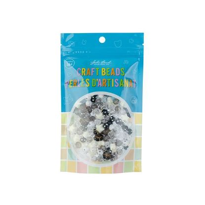 Picture of Craft Beads Star Mix, Black and White