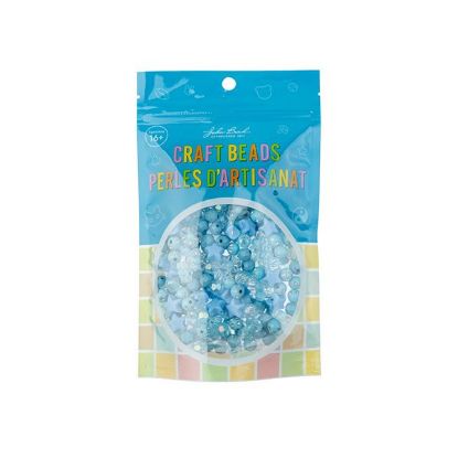 Picture of Craft Beads Star Mix, Blue