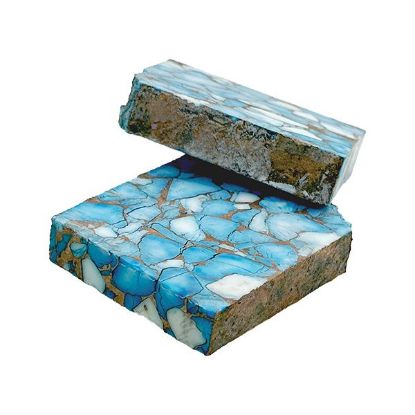 Picture of Composite Blue Dahlia, 2" x 2.5" x 1/2" Approximately