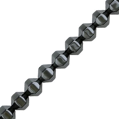 Picture of Hematine 18 Sided Faceted Bead 16", 8mm