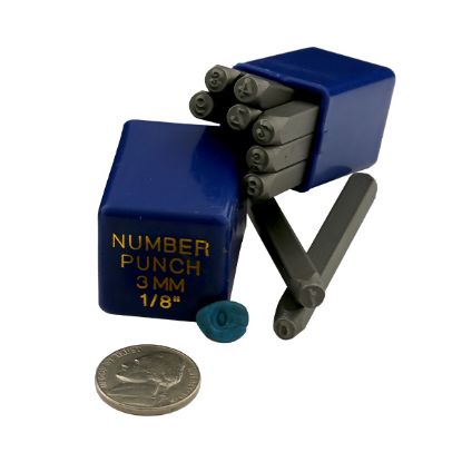 Picture of Alphabet Uppercase Stamp Set, French 1/4", 27 pieces