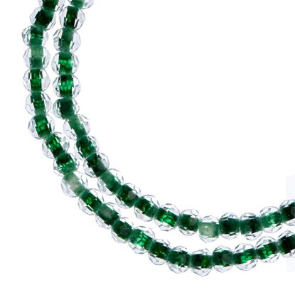 Picture of Crystal Lane Green & Light Green, 2 Strand: 4mm - 7" Length