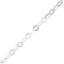 Picture of Sterling Silver Cable Flat Bulk Chain 6mm, Sold by the Foot