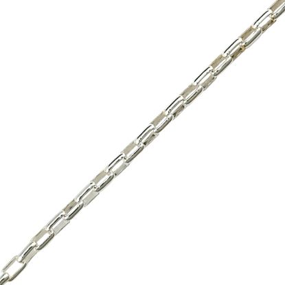 Picture of Sterling Silver Heavy Long Box Bulk Chain, 3.2mm, Sold by the Foot