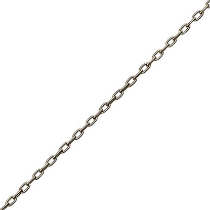 Picture of Sterling Silver Flat Cable Bulk Chain 2.6mm, Sold by the Foot